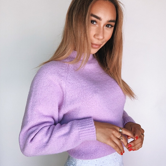 ASOS Sweaters - Purple Fluffy Cosy Sweater